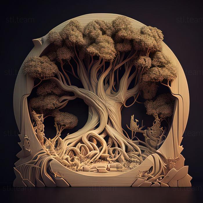 3D model Bodhi Tree (STL)